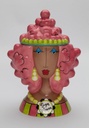 Cosmos Gifts Fine Ceramic Dollymamas African American Black Fashion Lady Candy Cookie Jar, 10" H