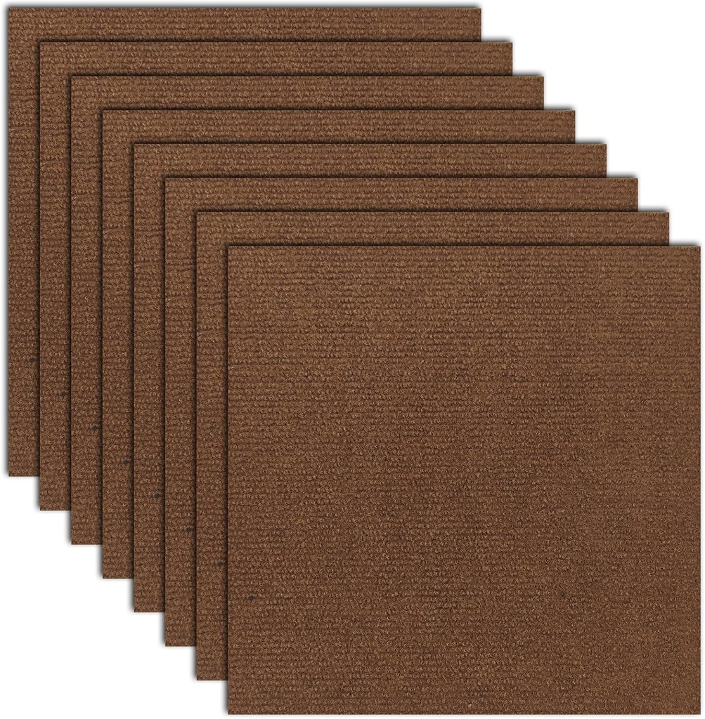 30Pcs Carpet Tiles Peel and Stick 12”x 12” Non-Slip Self Adhesive Squares Carpet Floor Tile Reusable Waterproof Carpet for Living Room Bedroom
