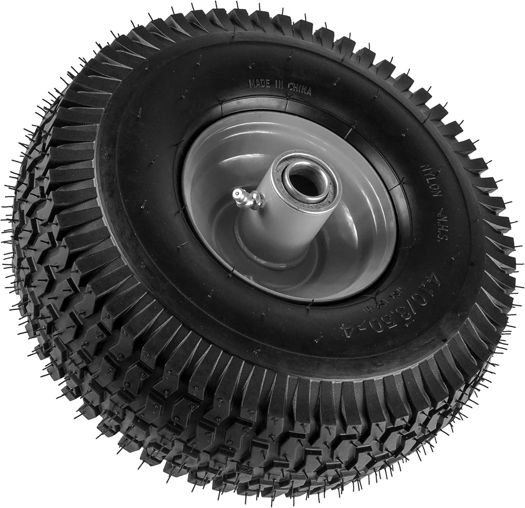 Caltric Front 4" Rim & Tire Compatible with Snapper Rear Engine Riding Mower 7052267 4.1/3.6-4"