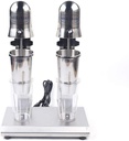 Milk Shaking Machine, Commercial Double Heads Milkshake Mixer, 560w Stainless Steel Milk Shake Machine, Double Head Drink Milk Mixer, Double Head Milkshake, Commercial Drink Mixer