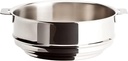 Cristel Multiply Stainless Steel 10 Inch Steamer Insert
