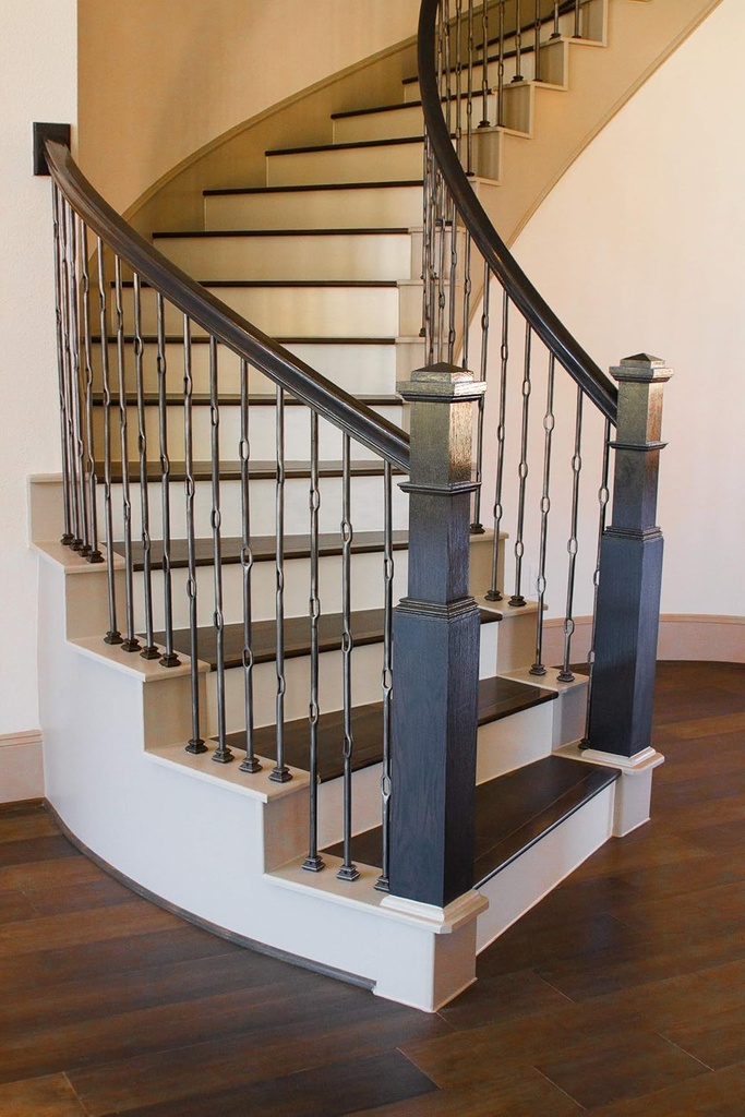 Red Oak 8070-60 inch Bullnosed Wood Tread for Stair Remodel