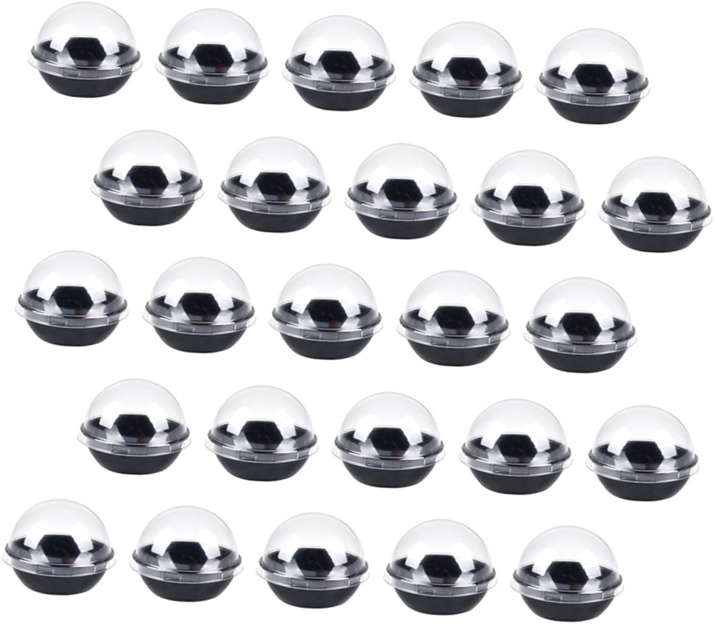 Sturdy Egg Yolk Cake Packaging Box 50pcs Dome Cake Boxes for Souvenirs