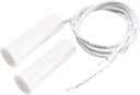 uxcell N.C. Recessed Wired Security Window Door Contact Sensor Alarm Magnetic Reed Switch White RC35
