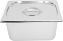 PRETYZOOM Stainless Steel Rice Storage Container Airtight Dry Food Bin for Rice Flour Grains and Cereal Compact Design for Pantry Organization Capacity Essential Kitchen Storage