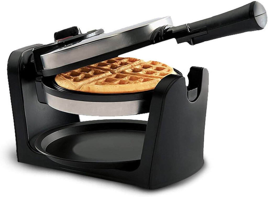 Waffle Maker Cake Machine Electric Baking Pan ， Household Multifunction Fully Automatic Muffin Maker Double-sided Baking Flip