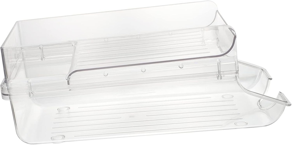 Zerodeko Freeze Beverage Holder Can Organizer for Fridge Plastic Soda Can Organizer Rack