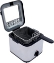 Deep Fryer for Home,Electric Deep Fryer with Basket,Stainless Steel – 2.64QT Large Capacity,1000W Fast Heating, Adjustable Temperature & Time,Safe For Fried Chicken,French Fries,Onion Rings