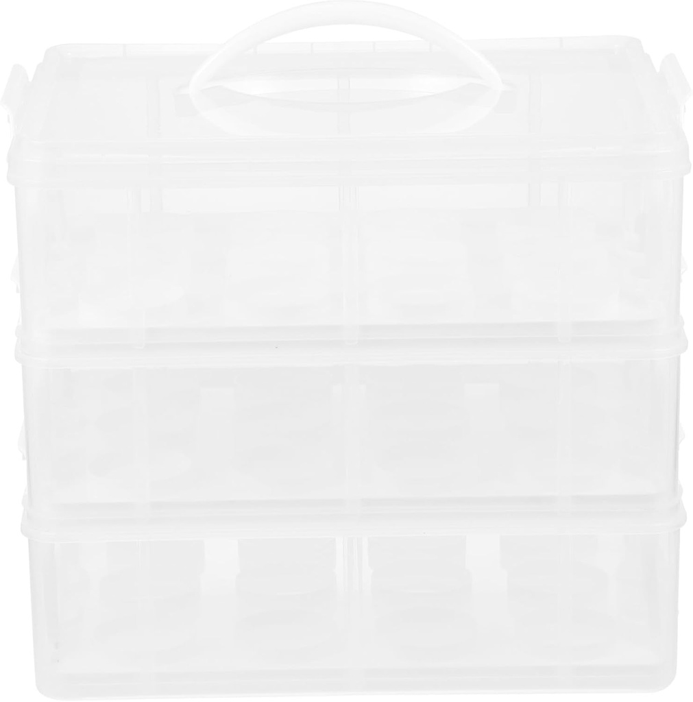 Cupcake Storage Box Portable Dessert Carrier Handle for Weddings Birthdays and Events Reusable Cupcake Transporter Sealing Buckle and Cover