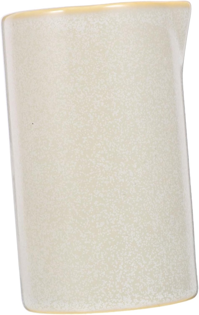 VILLCASE Ceramic Milk Jug Small Creamer Pitcher Sturdy Ceramic Coffee Syrup Dispenser for Home Restaurant Coffee Shop with Stylish Modern Design