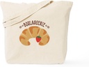 CafePress Boulangerie Tote Bag Reusable Natural Beige Canvas Shopping Bag