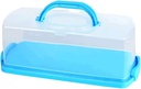 POCHY Fashion bread box Pp Material Bread Box Transparent Cover Large Capacity Bread Storage Bread Holder Bread Bin For Kitchen Countertop exquisite