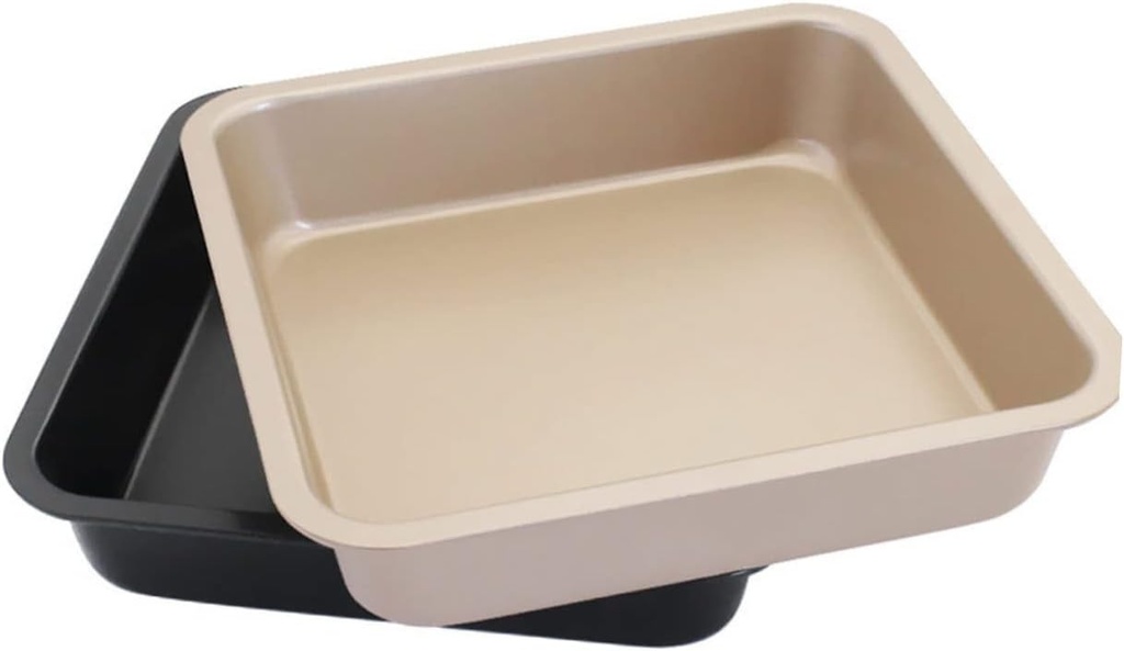 Zerodeko Square Oven Toast Box Carbon Steel Cake Baking Pan Non-stick Bread Baking Tray Pan Oven Cake Tray Bakeware Mold for Home Professional Use