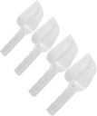 Break Resistance 4 Piece Set Food Scoop for Freezer Ice Cream Scoops for Flour Candy