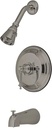 Kingston Brass KB2638TL Templeton Tub & Shower Faucet, Brushed Nickel