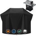 Grill Cover Compatible with Ninja Flexflame Grill PG300 Series, 500D Waterproof BBQ Outdoor Grill Smoker Cover Compatible with Ninja, with Handle & Air Vent, Black