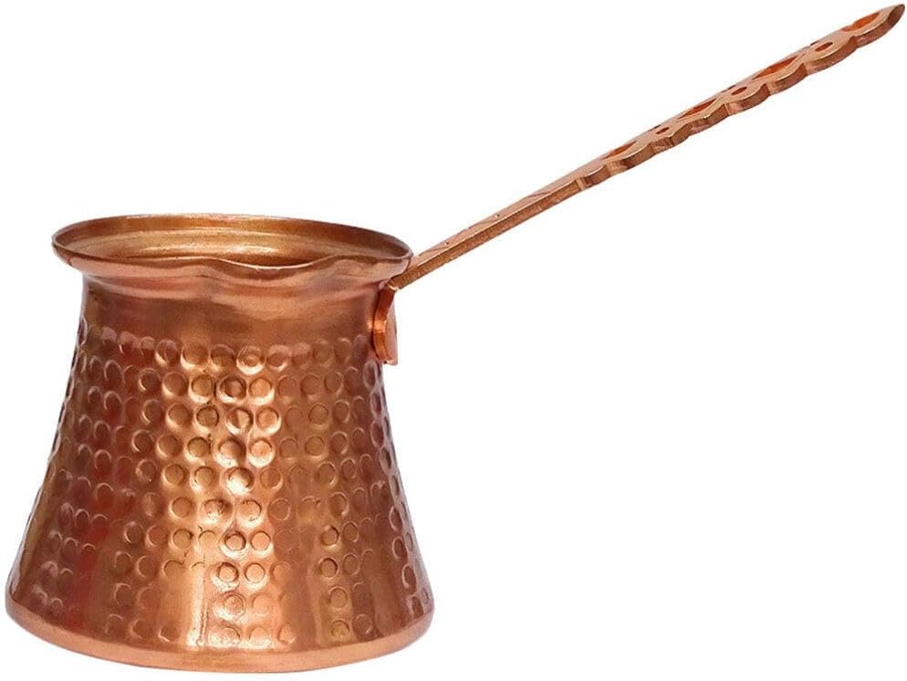 IMIKEYA Turkish Coffee Pot Greek Arabic Coffee Maker 320ml Mini Milk Warmer Butter Warming Pan Mini Butter Melting Pot Chocolate Heater Cezve Jezve Ibrik Brikis Gravy Jug for Stove Top