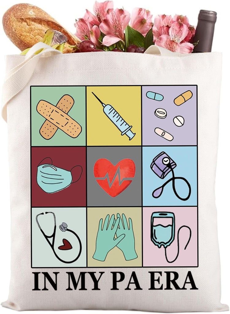 Physician Assistant Tote Bag Pa Nurse Thank You Gift Pa School Graduation Gift Medical Gifts For Physician Assistant Bag