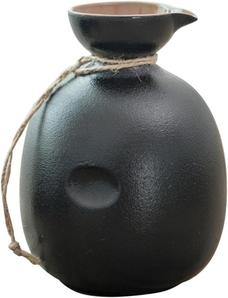 Set Sake Japanese Saki Wine Pot Sake Bottle Cup Rice Wine Pot Traditional Ceramic Saki Kettle Decorative Lid