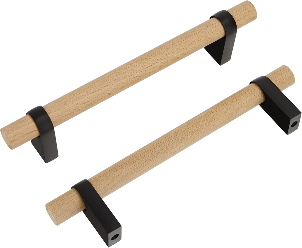 Pack of 4 Adjustable Wood Cabinet Hardware Handles,Unfinished DIY Pulls,Adjustable Furniture Wardrobe Handle Drawer Knobs Cupboard Decoration Pulls Handle