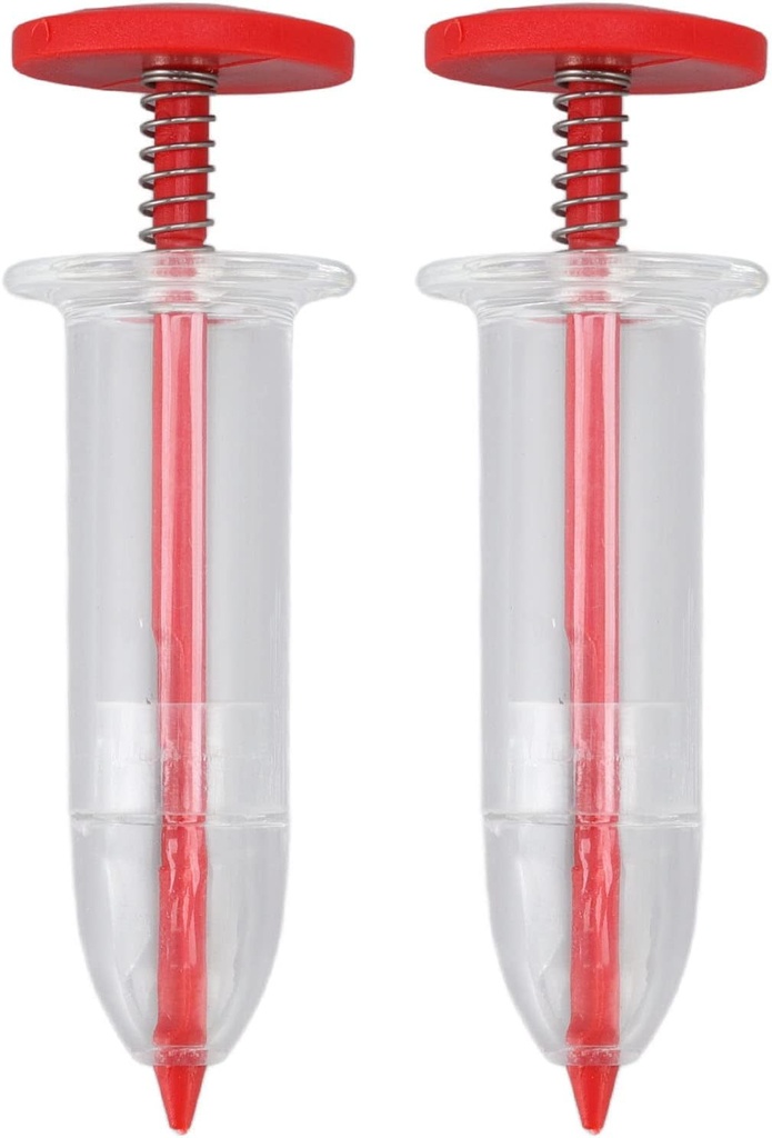 TOPINCN 2pcs Seeds Dispenser, Mini Sowing Seed Dispenser Sower Seed Spreader Manual Planter Sowing Seeder Tool for Horticultural Seeding