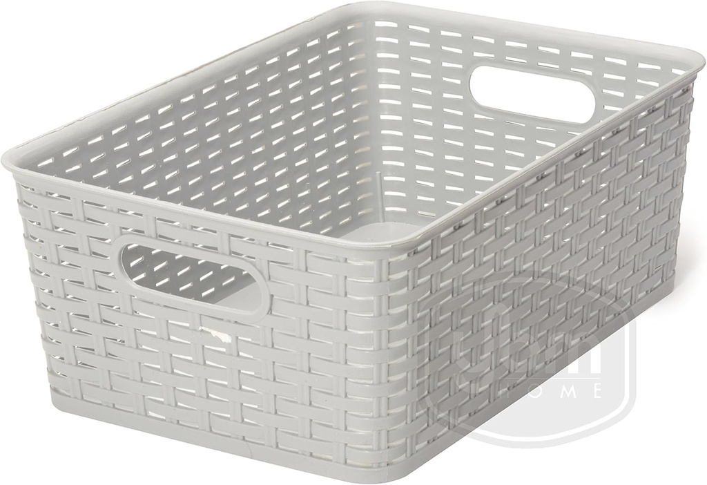 YBM Home Plastic Rattan Storage Box Basket Organizer Ba425