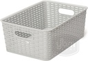 YBM Home Plastic Rattan Storage Box Basket Organizer Ba425
