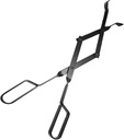 Fireplaces Tongs 26" Pit Accessories Firewood Tongs Log Grabber For Thick Log Wrought Iron Pit Tongs