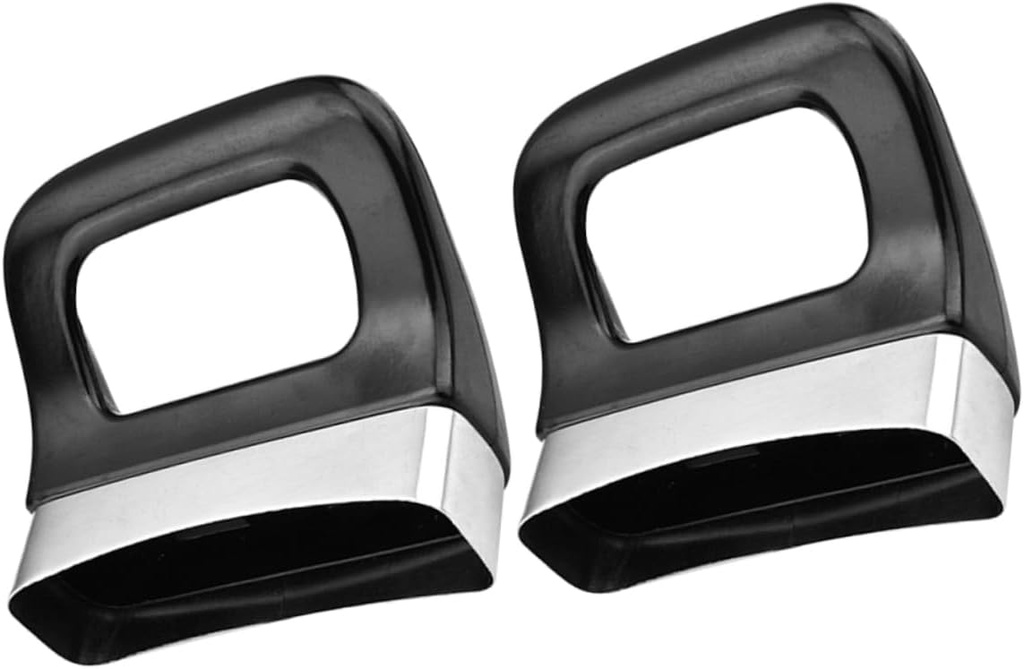 Mikinona 2pcs Sturdy Stainless Steel Scald Handles Replacement for Pressure Cooker Pot Lid Knobs for Electric Hot Pot Cooker