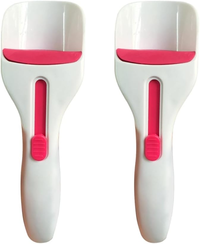 2pcs Cake Batter Distribution Scoop, One-Touch Sliding Button Dispenses Batter, Home Batter Dispenser Baking Tool