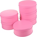 6pcs Tinplate Cookie and Candy Storage Box Versatile Packaging and Organizing Container for Snacks Dried Fruits and Items Jar