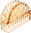 Elegant Glass Napkin Storage Rack Home Organizer Table Decor Napkin Holder for Fiestas