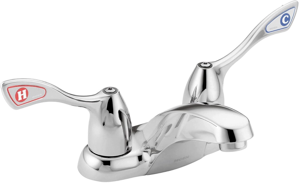 Moen 8800F05 M-BITION Two-Handle Lavatory Faucet, Polished Chrome