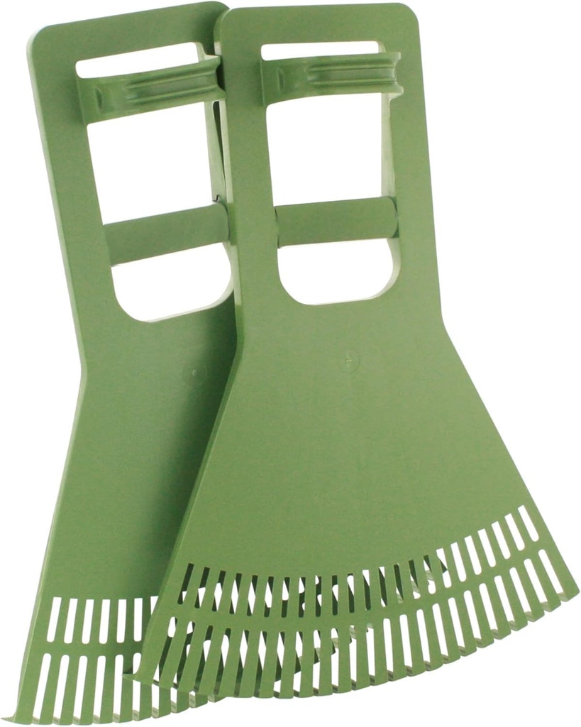 Pick-Up Claws | Leaf Scoop Picker Upper for Leaves, Mulch, Grass, Debris | Light-Weight Tall Wide Ergonomic Grip Easy Grabber Yard Cleanup Tool | Durable USA-Made Garden Collector Hand Rake by Vertex