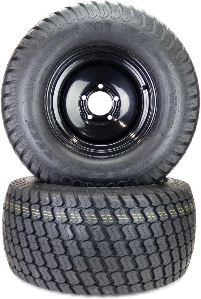 (2) Turf Tire Assemblies 26x12.00-12 Fits Ferris IS3100Z IS3200Z IS3300Z 5108784