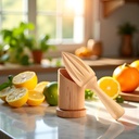 Wooden Citrus Juicer - Handheld Manual Lemon/Orange Reamer | Portable Fruit Squeezer Tool for Home, Cafe and Bar, Kitchen Utensils, Bartender Accessories, Manual Juicers