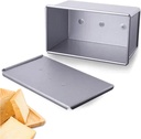 250g-1200g Aluminum Alloy Cake Mold Baking Tool with Lid Toast Boxes Bread Loaf Pan Kitchen Toast Bakeware