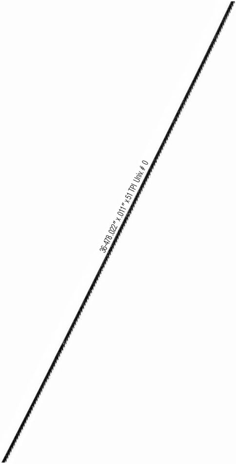 Olson Saw JW48000 Jewelers Metal Piercing Blades,43-TPI