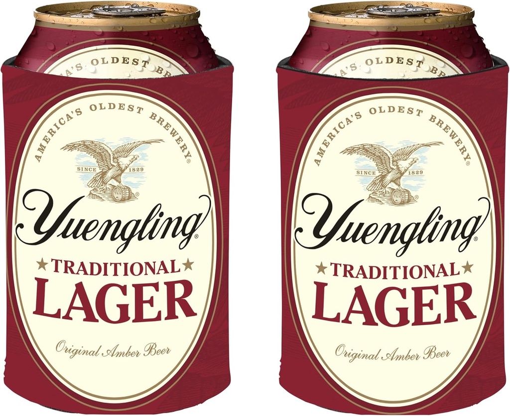 Yuengling Lager Signature Can Cooler - Set of 2