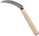 KAKURI Serrated Sickle Garden Tool 6.7", Weeding Tool Sickle for Weeding, Harvesting, Repotting, Stainless Steel Blade