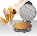 Waffle maker , Electric Crispy Egg Roll Maker Omelet Sandwich Iron Baking Pan Waffle Pancake Oven , DIY Ice Cream Cone Machine