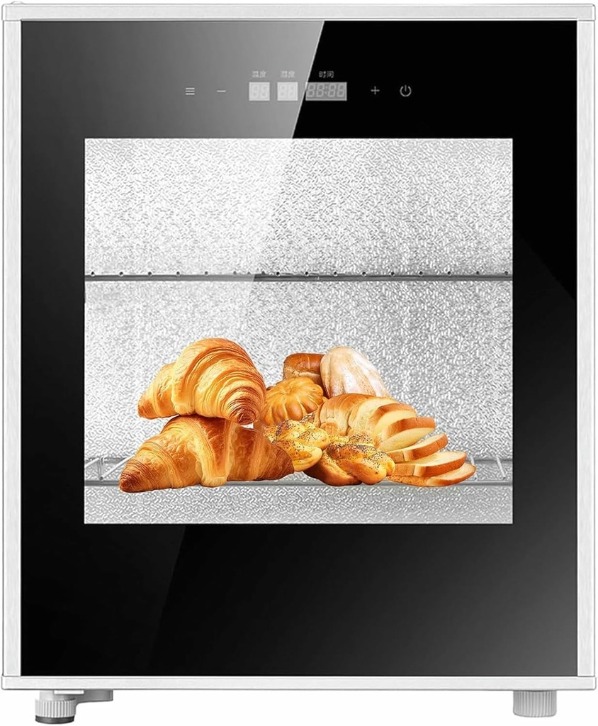 Smart Electric Bread Proofer Machine | 40L Counter Top Proofing Box with Heater | Precise Temp/Humidity Control for Sourdough Starters & Artisan Bread | 260W Commercial Baking Equipment