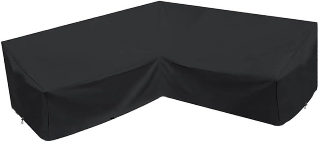 YARNOW Oxford Fabric Shape Outdoor Couch Cover Weatherproof Windproof Easy Install Patio Furniture Covers