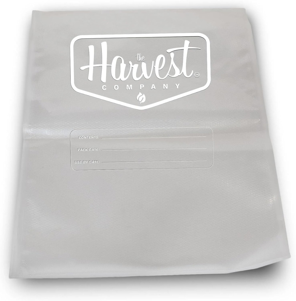 The Harvest Company Vacuum Seal Bags (50pcs/box) (Clear/Clear, 11" x 24", 5.5 MM Thickness)