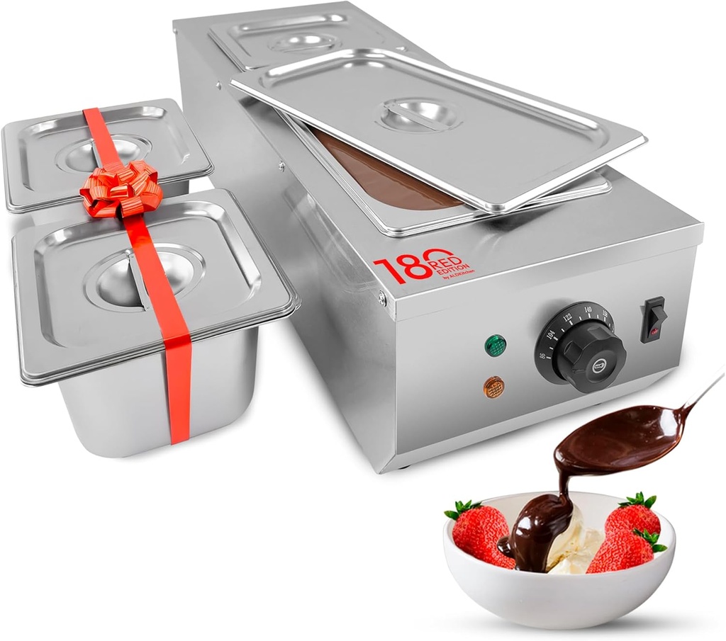 ALDKitchen Chocolate Melting Pot | Electric Food Warmer | Professional Candy Melter | 110V