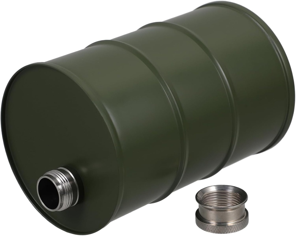 Alipis Portable Stainless Steel Hip Flask Leakproof Liquor Container for Camping Travel Outdoor Use Flask for Spirits and Wine