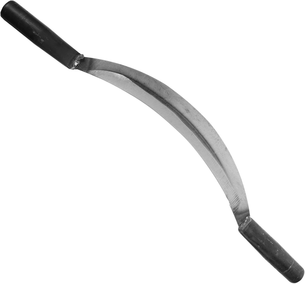 Tree Bark Scraper Tool Curved Forged Manganese Debarking Cutter for Efficient Bark Stripping and Peeling Ergonomic Gardening Equipment for Fruit Tree Care