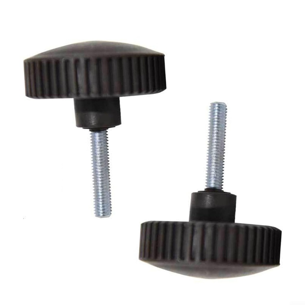 2 Pieces Plastic Canopy Fixing Screws Black Bolt Set for Garden Swing Chairs Outdoor Furniture Replacement Parts