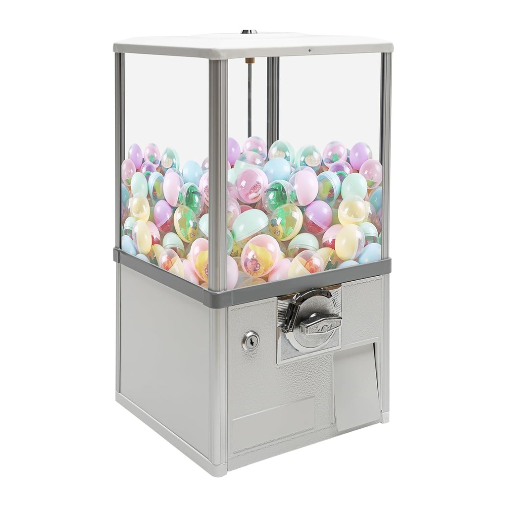 Gumball Machine,25-Cent Commercial Vending Machine,4.5-5cm Toy Candy Spin Vending Machine,Large Capacity Capsule for Retail Store Sell Small Capsule Toys, Twister Balls, Etc