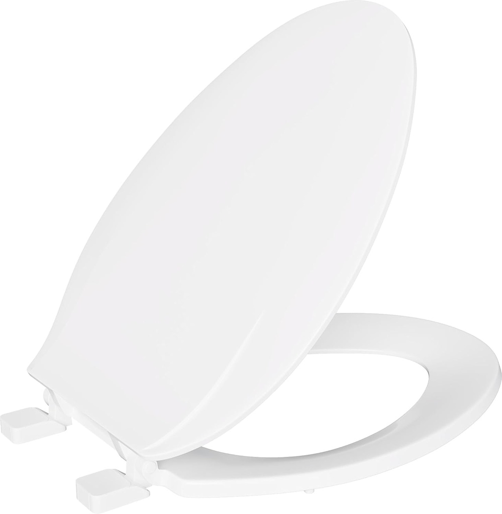 PROFLO PFTSE2000 Elongated Closed-Front Toilet Seat and Lid - White